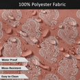 thumbnail image 5 of Vargottam Indoor/OutdoorTablecloth58x102 Inch RectangleTablecloth with Umbrella Hole and Zip- Waterproof PatioTableCloths- TableCovers for Backyard RectangularTable- Peach3, 5 of 5