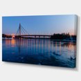 thumbnail image 2 of Moscow Bridge in Kiev Panorama - Cityscape Canvas Art Print, 2 of 3