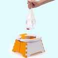 thumbnail image 3 of Siège d'Apprentissage Pliable Portable pour Petit Pot avec Sac de Transport, Léger, orange, 3 of 8