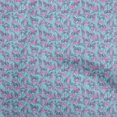 thumbnail image 1 of oneOone Coton Cambric Bleu Turquoise2 Tissu Imprimé Matière de Robe Tissu Imprimé Tissu au Mètre 56 Pouces de Large, 1 of 4
