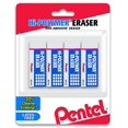 thumbnail image 1 of Pentel Hi-Polymer Block Eraser Small White, 4-Pk (ZEH05BP4), 1 of 5