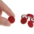 thumbnail image 4 of Unique Bargains 10pcs 24L Fabric Cloth Covered Button 15mm Round Metal Shank Sewing Buttons for Suits Dress Blouses, Red, 4 of 5
