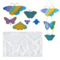 thumbnail image 3 of Baohd 1 Ensemble Kit de Résine Naturel Simple Porte-Clés Ornements pour Usage Ornemental, 3 of 6