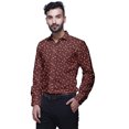 thumbnail image 4 of BESTMAN Cotton Shirt With Pockets Spread Collar Button Down Formal Shirt, 4 of 5