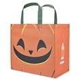 thumbnail image 1 of 2025 Pumpkin Face Reusable Shopping Bag, 1 of 1