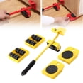 thumbnail image 2 of Liquidation! beishanbush Ensemble de Forets et Outils pour Meubles avec Barre d'Outils à Hauteur Réglable et 4 Roues, Déménageur pour Meubles, Glissière Mobile pour Déplacer des Meubles Lourds, Taille Unique, Jaune, 2 of 5