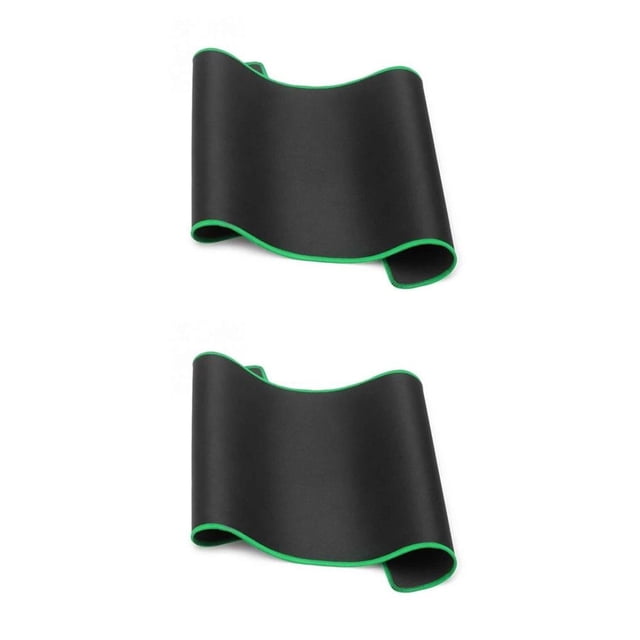 Baohd 1pcs Non Wear Resistant Computer Notebook Soft Edge Seamed Mouse Pad Office Rubber Fabric Mat green 280*350*3mm 2Set
