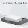 thumbnail image 4 of EGNMCR Storage Bins, Storage Containers Silicone Toothbrush Toothpaste Storage Box Rack Bathroom Storage Rack Bathroom Wash Set Beauty Product Storage Silicone storage box, 4 of 6