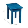 thumbnail image 2 of Table d'Appoint en Plastique Recyclé Greystone, 2 of 2