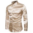 thumbnail image 3 of fastboy Chemise de Travail Décontractée pour Hommes à la Mode et Fonctionnelle - Col Rabattu Manches Longues Respirant et Durable khaki L, 3 of 6