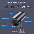 thumbnail image 3 of Mini Projecteur 270° Bluetooth 5.2, Projecteur Vidéo Portable Wi‐Fi 200 ANSI Lum, Projecteur Auto Keystone 4K avec Système Android, 3 of 5
