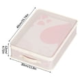 thumbnail image 3 of Under Bed Storage Bags with Handles Transparent Mesh Wardrobe Organizer for Blankets, 3 of 9