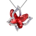 thumbnail image 1 of Jusqu'à 65 % de Rabais sur les Colliers SMihono pour Femmes Collier Papillon en Cristal Multicolore Pendentif de Mode, 1 of 2