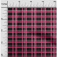 thumbnail image 1 of oneOone Polyester Lycra Black Fabric Madras Check Craft Projects Decor Fabric Printed By The Yard 56 Inch Wide, 1 of 1