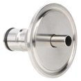 thumbnail image 1 of Silver Connector Gas Post,  Clamp Adapter, 1.5in Triple Clamp For Brewer Fitting Replacement Parts Brewing Accessory, 1 of 8