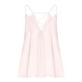 thumbnail image 4 of EQWLJWE Robes d'Été pour Femmes 2023 Liquidation Robes pour Femmes Mode Femmes Décontractée Sans Manches à Col Rond Couleur Unie Boutons Robe Mi-Mollet, 4 of 6