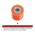thumbnail image 4 of Unique Bargains 8mm Chain Roller Pulley Tensioner Wheel Guide Cylinder Type for Bike Sliding Door, Orange, 4 of 6