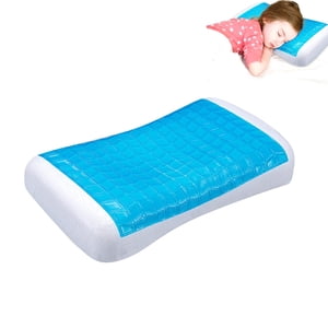 HIDETEX Children's Breathable Gel Memory Foam Pillow - Cooling, Supportive, and Comfortable