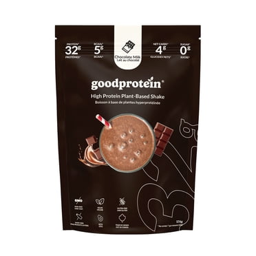 Good Protein, Vegan Protein, Chocolate Milk, 100% Natural, Non-GMO, Gluten & Dairy Free, 32g of Protein per Serving, 376g