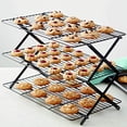 thumbnail image 2 of Wilton Gold 3-Tier Collapsible Cooling Grid, 2 of 6