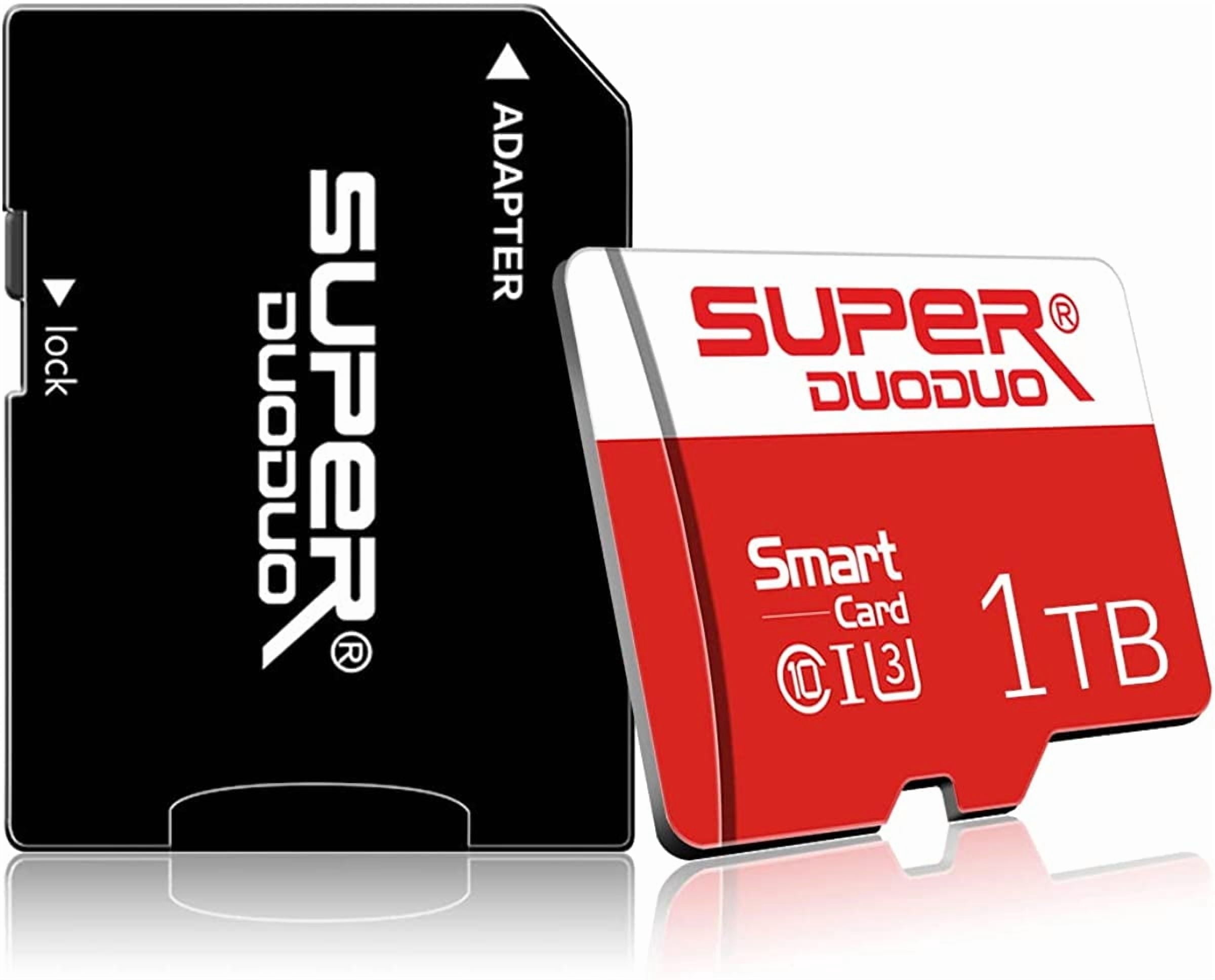 1024 Micro SD Card WITH SD CARD ADAPTER FOR Dash Cam, CaHZorder, Surveillance, Drone High Speed Class 10 Micro SDXC UHS-I MICRO SD Memory Card 1024 For Smartphone Computer Game Console