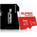 1024 Micro SD Card WITH SD CARD ADAPTER FOR Dash Cam, CaHZorder, Surveillance, Drone High Speed Class 10 Micro SDXC UHS-I MICRO SD Memory Card 1024 For Smartphone Computer Game Console