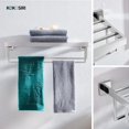 thumbnail image 3 of Matte Towel Rack ‘‘ Bathroom Towel Shelf with Double Towel Bars SUS Stainless Steel Wall Mounted BBK, 3 of 9