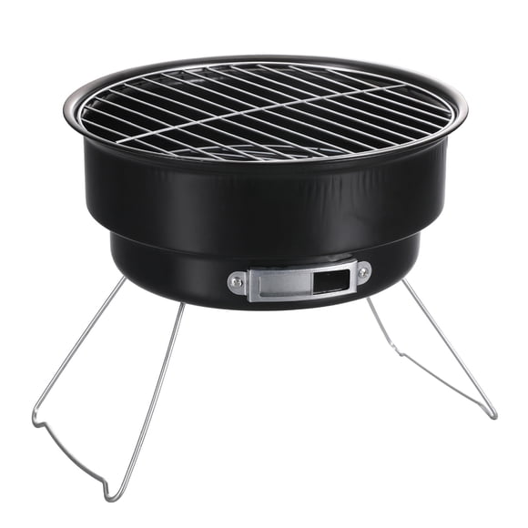 pdqouc Portable Round Barbecue Grill Outdoor Stainless Steel Barbecue Grill Folding Ice Pack Oven Bbq Grill BBQ tool for Outdor Camping Barbecue Party Kitchen