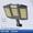 Noir, variante sur Vaidha Rue, IP65, Crépuscule à Da-wn avec Détecteur de Mouvement LED Sécurité Flo-od pour Stationnement, Télécommande avec Perles de Lampe SMD 384