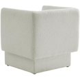 thumbnail image 4 of Meridian Furniture Vera Cream Boucle Fabric Accent Chair, 4 of 12