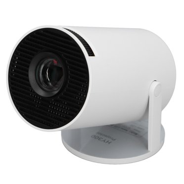 Projecteur 4K, Mini Projecteur Portable 10000 Lm avec Support Rotatif à 270 Degrés, Correction Automatique du Trapèze, Projecteur de Film Intelligent 1080P Full HD pour la Maison et l'Extérieur