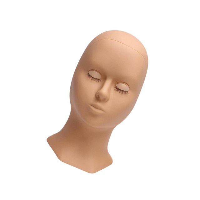 Silicone Training Mannequin Head for Training Profession training mannequin Use Face Head Coffee Head Mold
