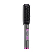 Hair Tools for Styling Straight Hair Comb, Straight Hair Brush, and Iron Titanium Coating Evenly Heated Led Screen Styling Tool Hair Straightening Brush