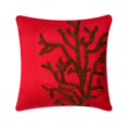thumbnail image 1 of The HomeCentric Housse de Coussin, Ensemble de 2 Housses de Coussin Décoratives Rouges, 16x16 Pouces (40x40 cm) Coussins en Soie pour Canapé, Coraux, Housses de Coussin Style Plage avec Fermeture Éclair - Rhapsodie Corail, 1 of 3