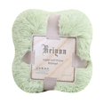 thumbnail image 1 of Soft Warm Shaggy Faux Throw Blanket Sofa Double Bed Blanket, 1 of 9