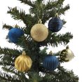 thumbnail image 2 of Décorations incassables Holiday Time, 24 unités, bleu/or, 2 of 4