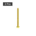 thumbnail image 3 of Unique Bargains Brass Hex Bolts, 1/4-20x3' 2 Pack Fully Thread Grade 4.8 Machine Screws, 3 of 4