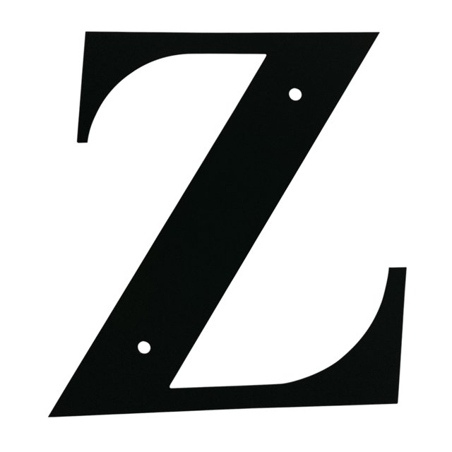 Village Wrought Iron LET-Z Lettre Z Grande