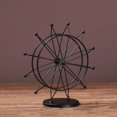 thumbnail image 2 of European Creative Metal Crafts Iron Ferris Wheel Model Decorations Home Wine Cabinet Porch Decoration, 2 of 7