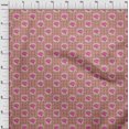 thumbnail image 3 of oneOone Viscose Chiffon Fabric Check|Leaves & Rose Floral Printed Craft Fabric BTY 42 Inches Wide, 3 of 4
