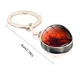 thumbnail image 3 of TopLLC Keychains Solar System Milk y Way Nebula Double Sided Glass Ball Keychain Keychain Keychain, 3 of 3