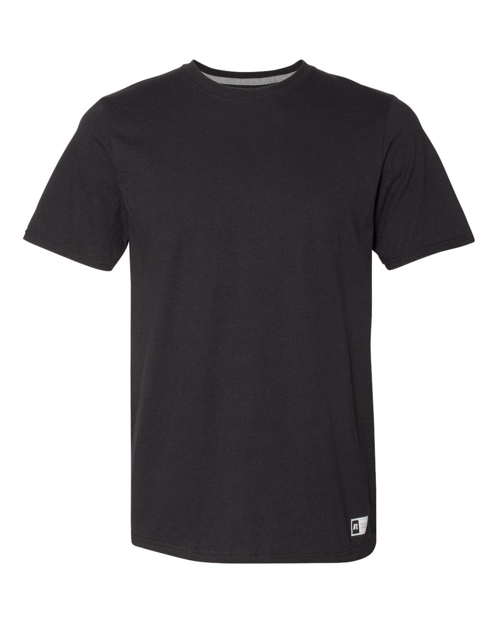 Russell Athletic T-Shirt de Performance Essentiel 60/40, 3TG, Noir