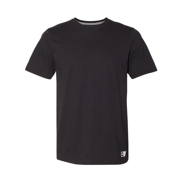 Russell Athletic Essential 60/40 Performance T-Shirt, 4XL, Black