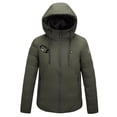 thumbnail image 1 of Penkiiy Heated Jackets for Women Men USB Intelligent Constant Temperature Heated Windproof Plus Size Men And Women Winter 4 Heated Jacket Coat S Army Green, 1 of 4