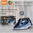 thumbnail image 4 of Rvkxad 2200W Steam Iron, Fast Even Heat Clothing Iron, Non-stick Soleplate with Steam Holes, Comfort Grip Garment Iron, 4 of 7