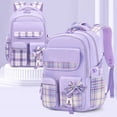 thumbnail image 4 of Ediodpoh Girls School Backpack For Grades 1-6 Lightweight Spine Support Large Capacity Bookbag For Ages 7-16 Light Purple, 4 of 6