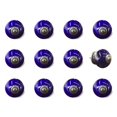 thumbnail image 1 of Knob-it 676685032980 Ensemble de Boutons Ronds Vintage Peints à la Main - Bleu - Lot de 12, 1 of 3