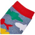 thumbnail image 4 of Jefferies Socks Chaussettes pour Garçons, Petits Plaisirs, Motifs d'Animaux Assortis, Coton, Mi-Mollet, Lot de 6 Paires, Multicolore, Petit, 4 of 5