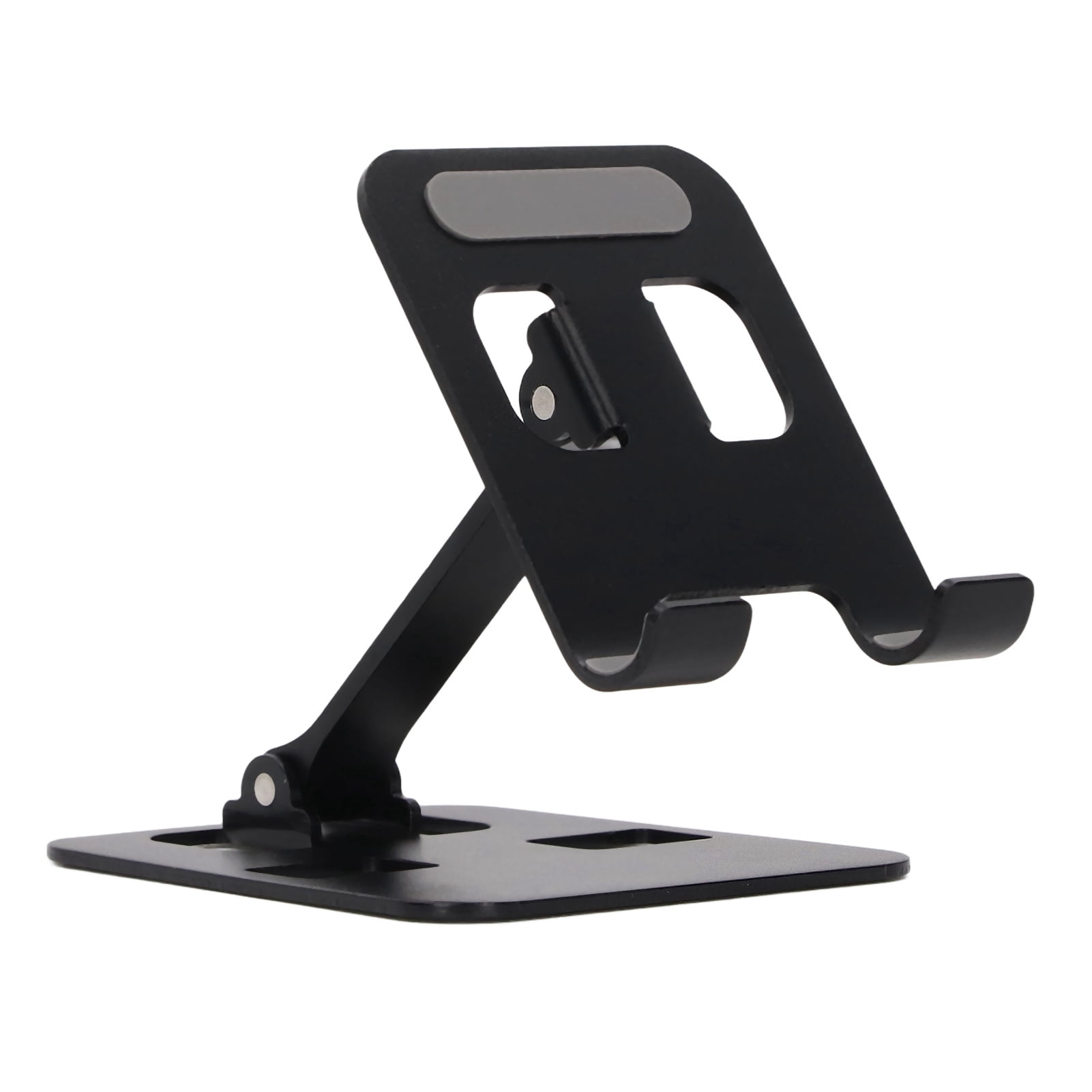 Cell Phone Stand, Phone Desk Stand Black Stylish High Stability  For Reader