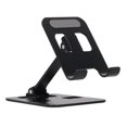 thumbnail image 3 of Phone Desk Stand, Antislip Silicone Foldable Black Cell Phone Stand  For Reader, 3 of 8